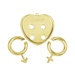 Mini Huzzle Cast - Amour gold - hlavolam