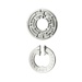 Mini Huzzle Cast - Laby silver - hlavolam