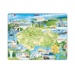 Česká republika památky - Vzdělávací puzzle (78 dílků)