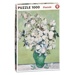 Puzzle - Van Gogh - Váza s bílými růžemi (1000 dílků)